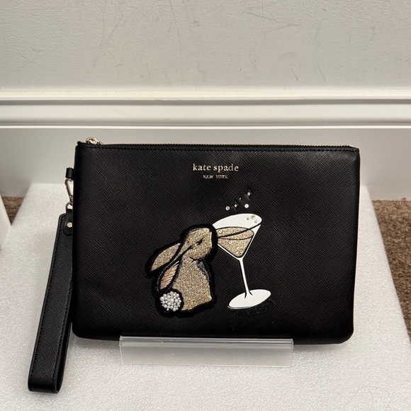 kate spade Handbags - Kate Spade Bunbun Bunny Pouch Wristlet